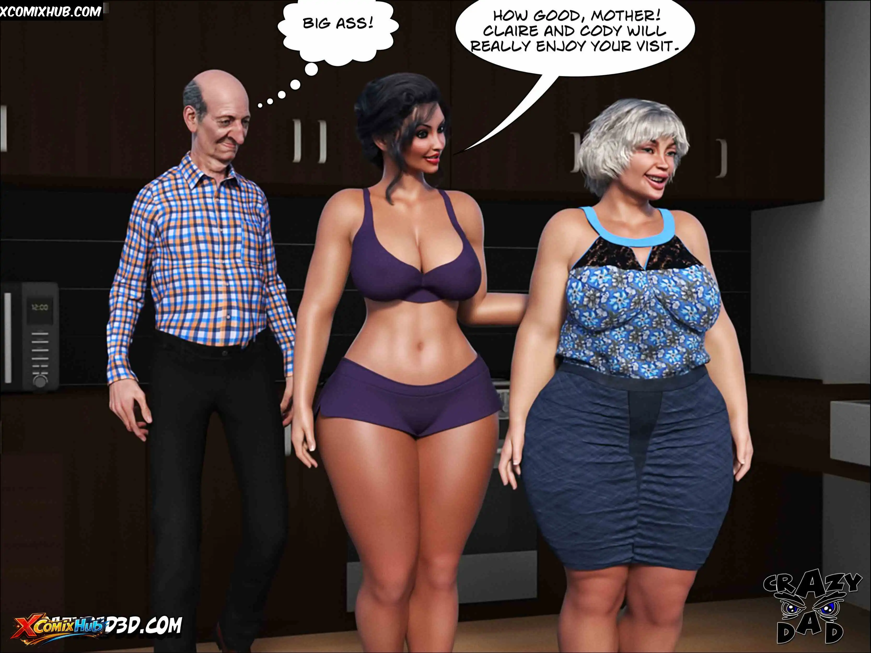 Daddy Crazy Desire Chapter 1 Crazydad3d 010 Comic Page 10